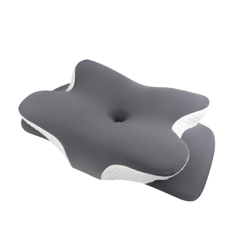 Memory Foam Pillow, Breathable Cervical Spine Special-Shaped Pillow, Zero-Pressure Slow Rebound Butterfly Memory Pillow