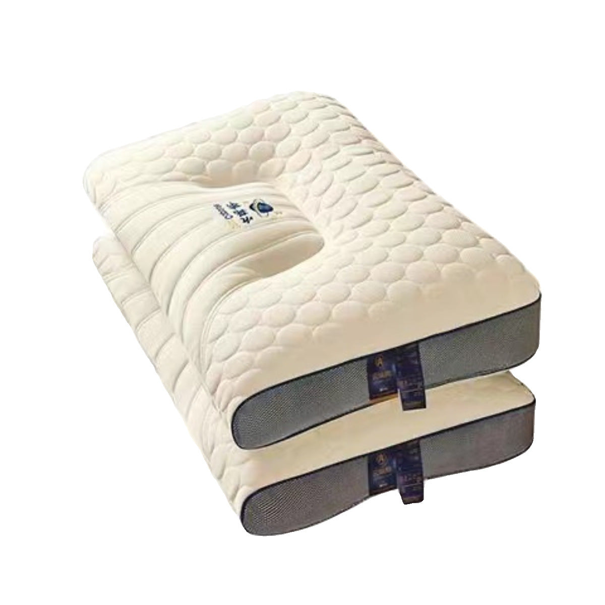 Cloud pod pillow space capsule pillow core antibacterial massage pillow a pair of home hotel dormitory student cervical spine protection