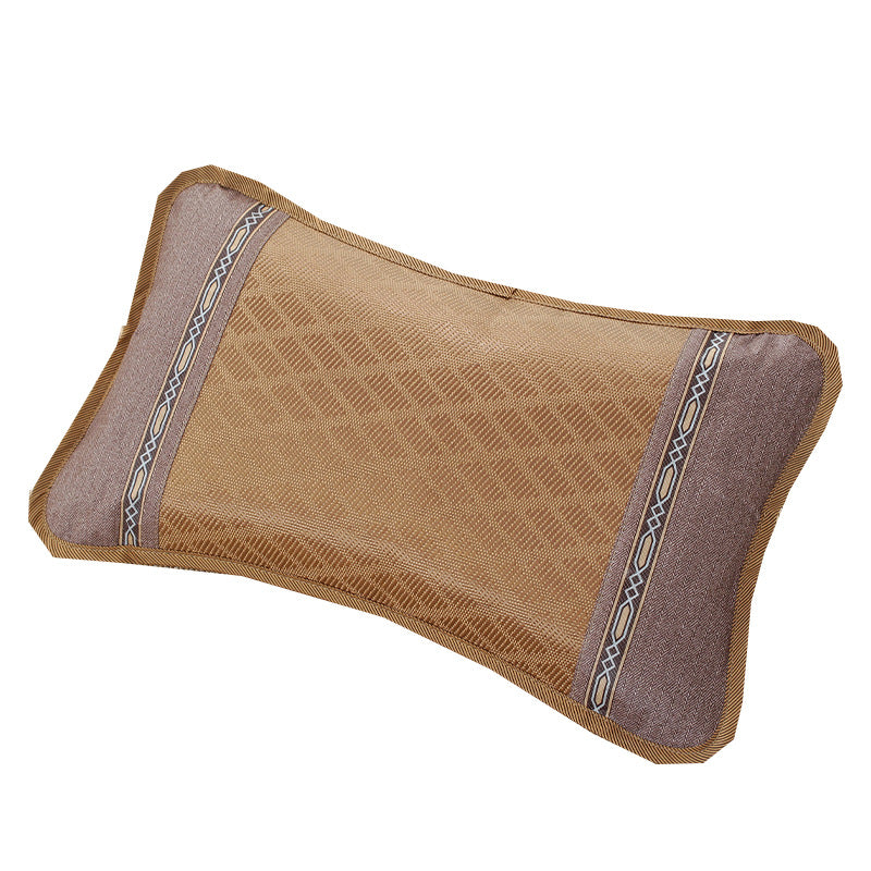 Summer Tea Pillow Mat Cool Pillow Bamboo Pillow Large Single Summer Ice Silk Household Adult Small Pillow Male