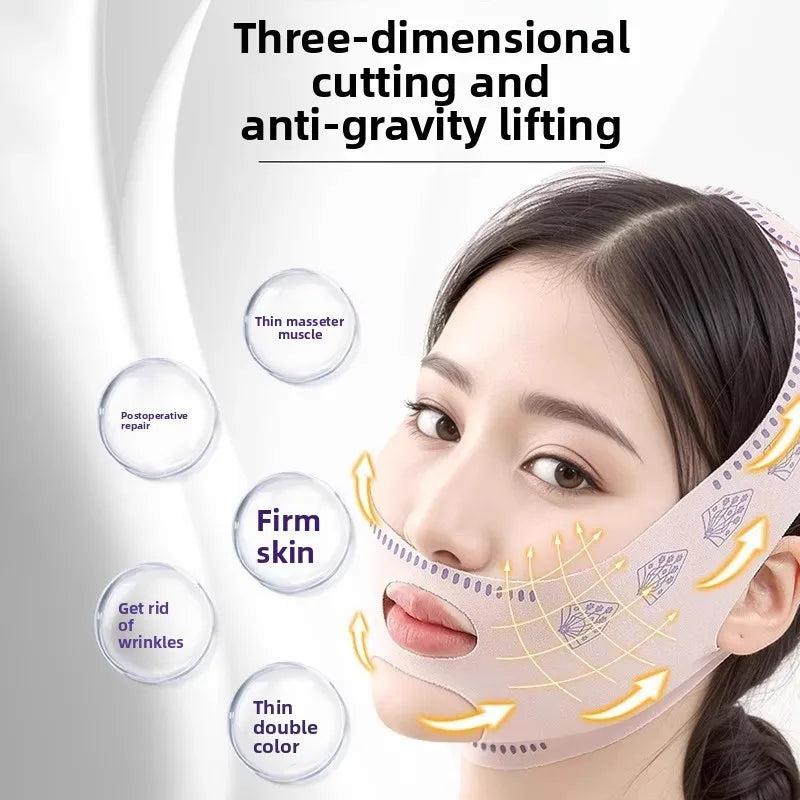 Adjustable Face Slimming Band – V-Face Lift & Jawline Firming Strap